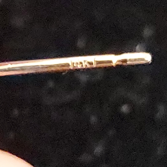 14kt/Onyx Earrings - Picture 7 of 7